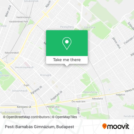 Pesti Barnabás Gimnázium map