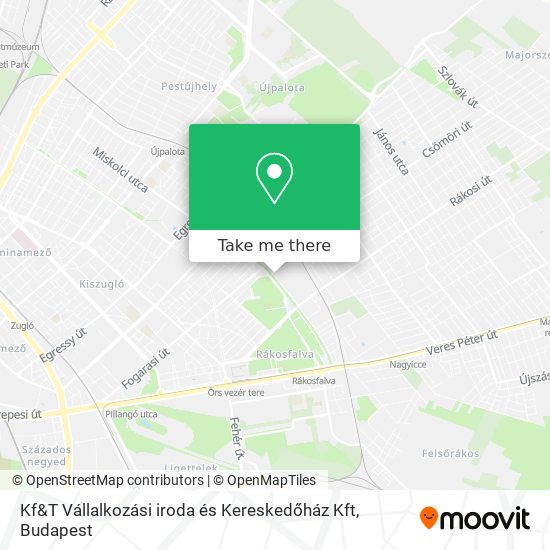 Kf&T Vállalkozási iroda és Kereskedőház Kft map