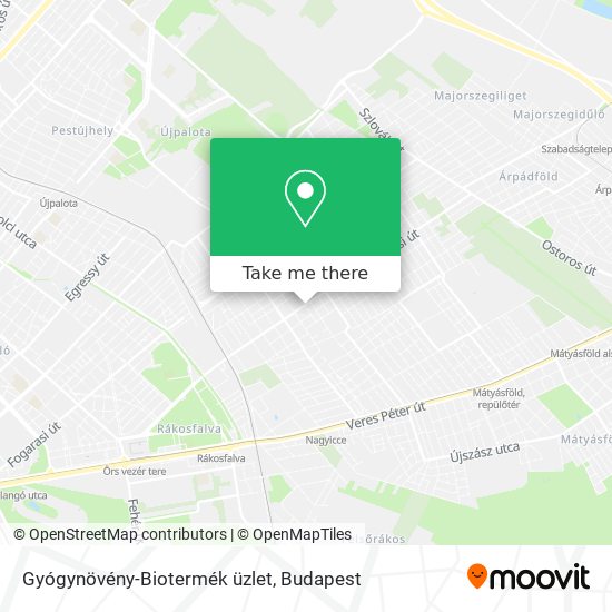 Gyógynövény-Biotermék üzlet map