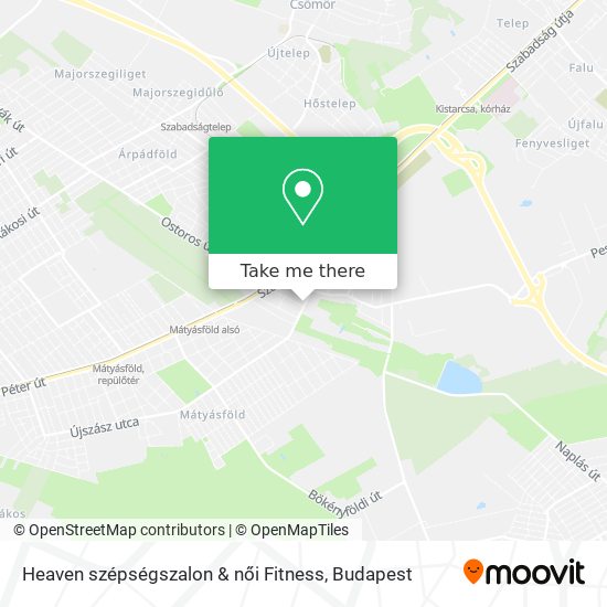 Heaven szépségszalon & női Fitness map