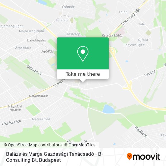 Balázs és Varga Gazdasági Tanácsadó - B-Consulting Bt map