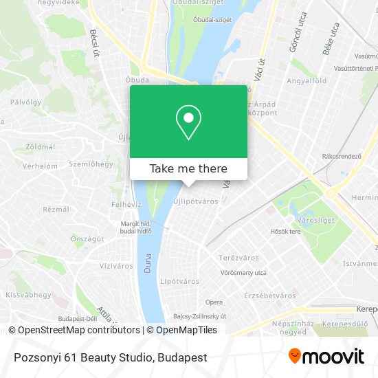 Pozsonyi 61 Beauty Studio map