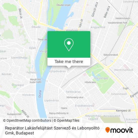 Reparátor Lakásfelújítást Szervező és Lebonyolító Gmk map