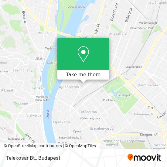Telekosar Bt. map
