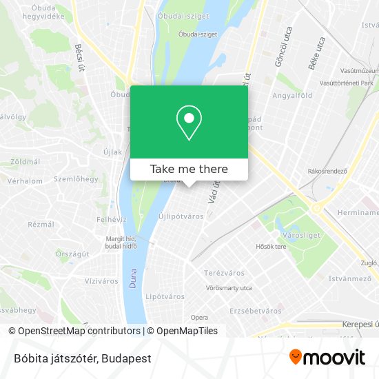 Bóbita játszótér map