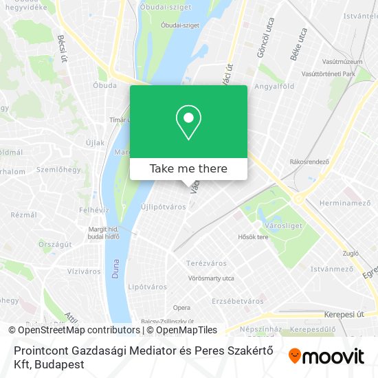 Prointcont Gazdasági Mediator és Peres Szakértő Kft map