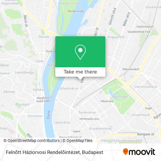 Felnőtt Háziorvosi Rendelőintézet map