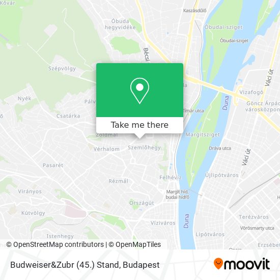 Budweiser&Zubr (45.) Stand map