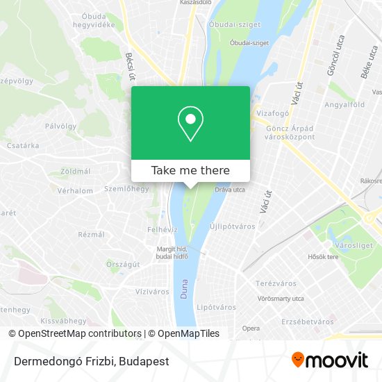 Dermedongó Frizbi map