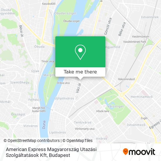 American Express Magyarország Utazási Szolgáltatások Kft map