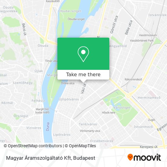Magyar Áramszolgáltató Kft map