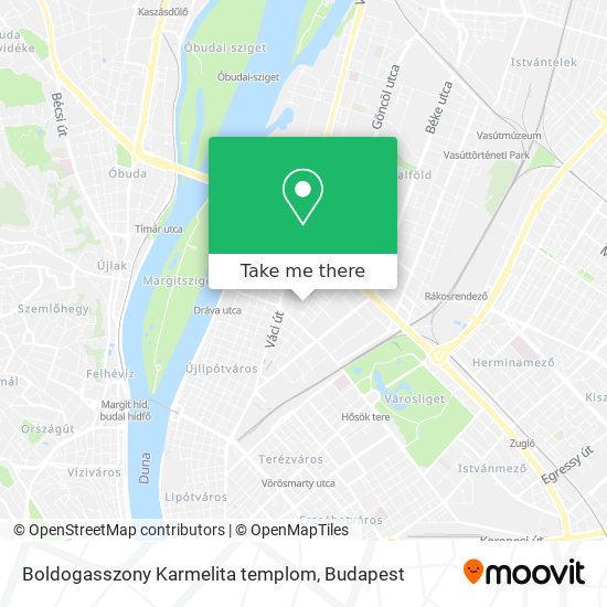 Boldogasszony Karmelita templom map