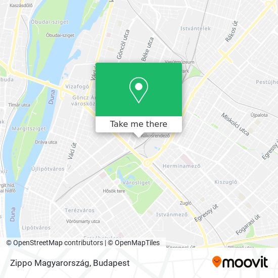 Zippo Magyarország map