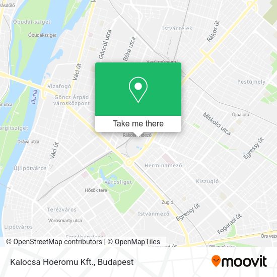 Kalocsa Hoeromu Kft. map