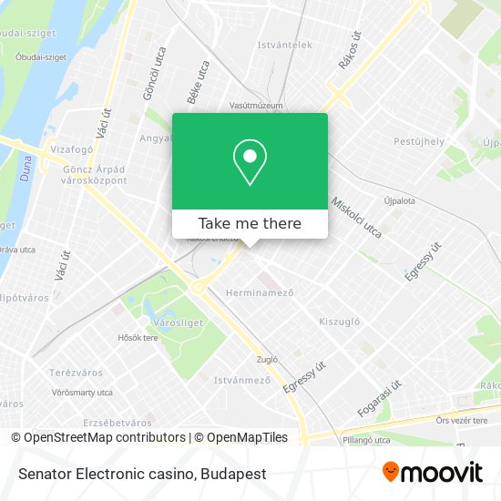 Senator Electronic casino map