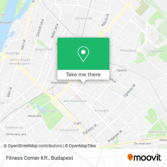 Fitness Corner Kft. map