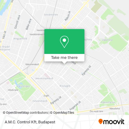 A.M.C. Control Kft map