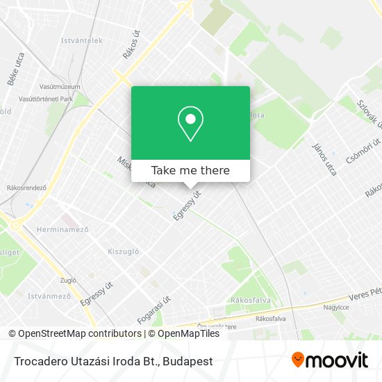 Trocadero Utazási Iroda Bt. map
