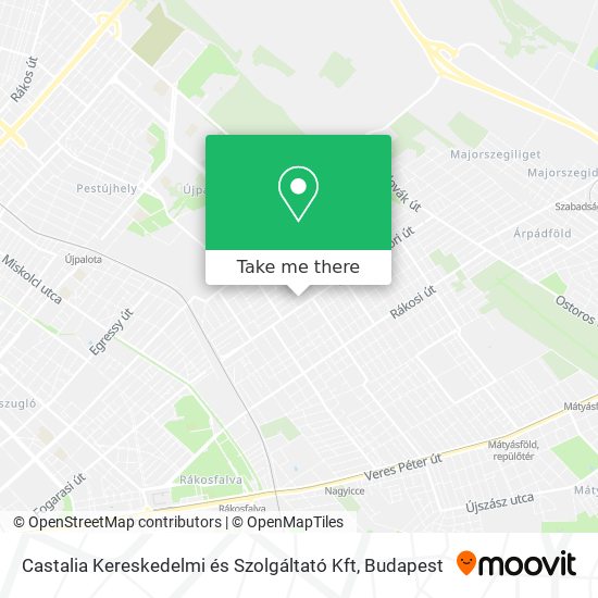 Castalia Kereskedelmi és Szolgáltató Kft map