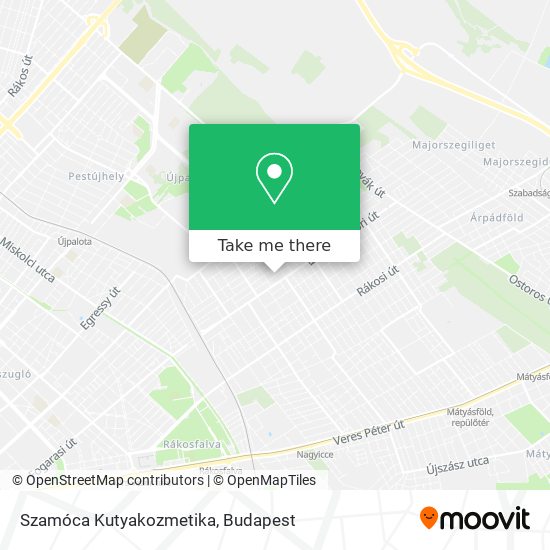 Szamóca Kutyakozmetika map