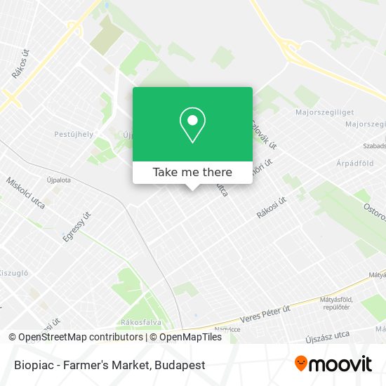Biopiac - Farmer's Market map