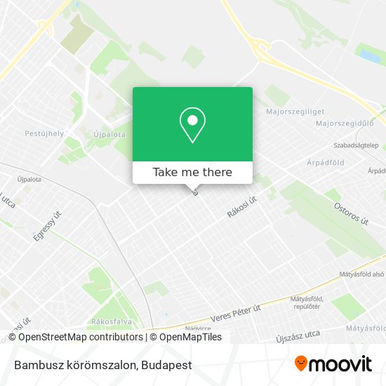 Bambusz körömszalon map