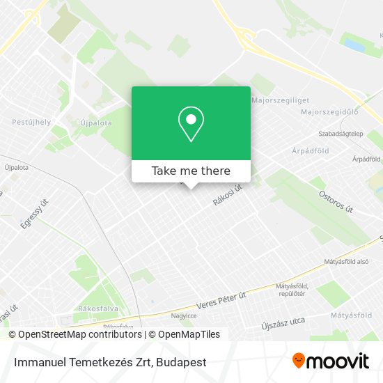 Immanuel Temetkezés Zrt map