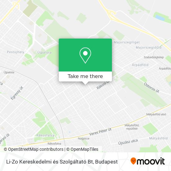 Li-Zo Kereskedelmi és Szolgáltató Bt map