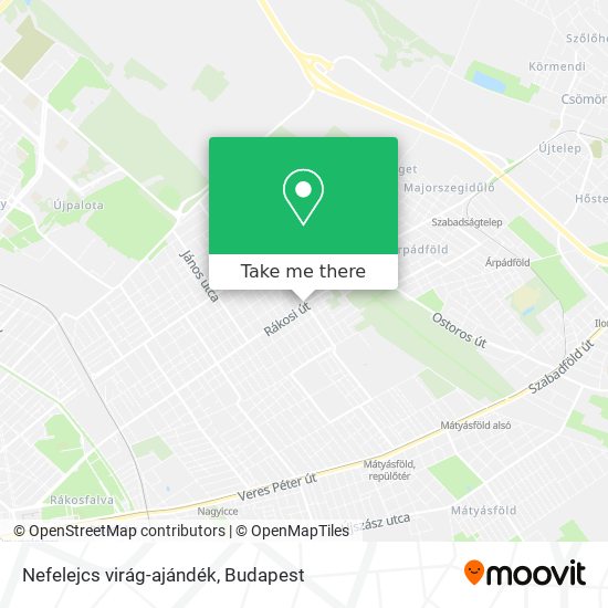 Nefelejcs virág-ajándék map
