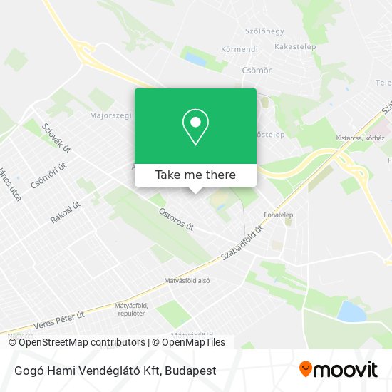 Gogó Hami Vendéglátó Kft map