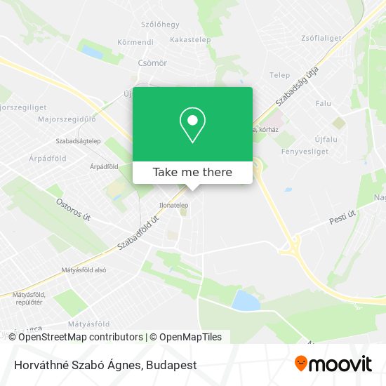 Horváthné Szabó Ágnes map