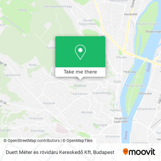 Duett Méter és rövidáru Kereskedő Kft map