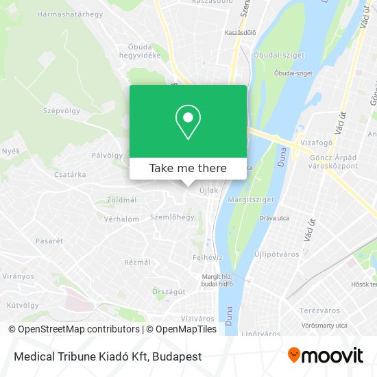 Medical Tribune Kiadó Kft map