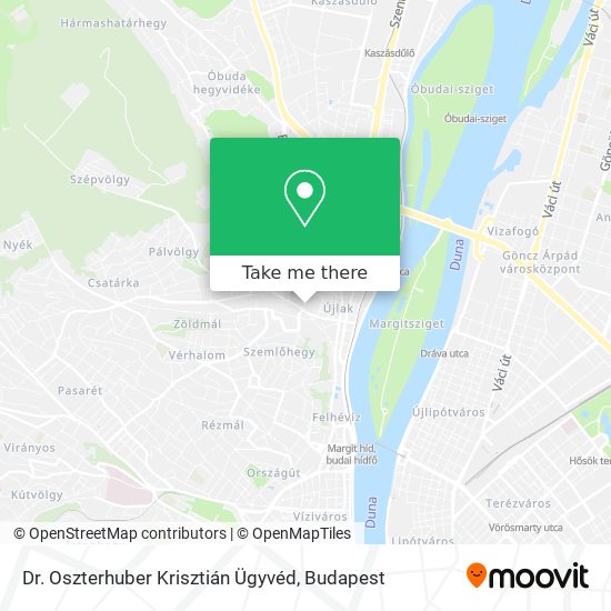 Dr. Oszterhuber Krisztián Ügyvéd map