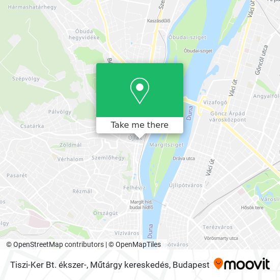 Tiszi-Ker Bt. ékszer-, Műtárgy kereskedés map