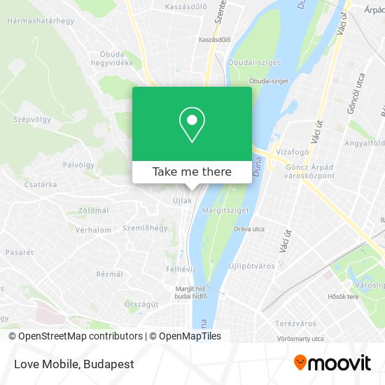 Love Mobile map