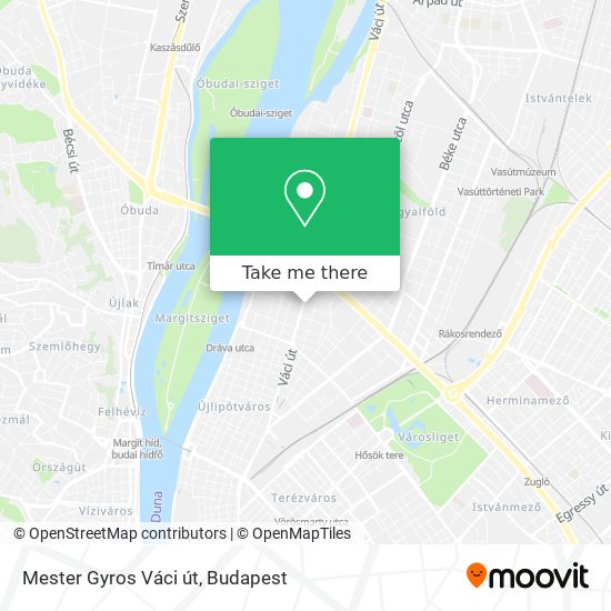 Mester Gyros Váci út map