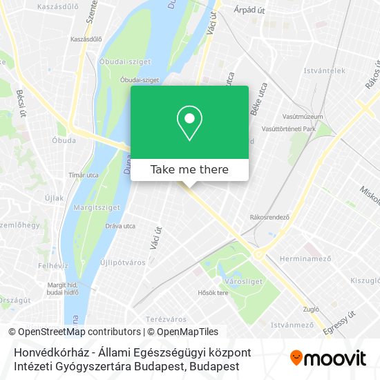 Honvédkórház - Állami Egészségügyi központ Intézeti Gyógyszertára Budapest map