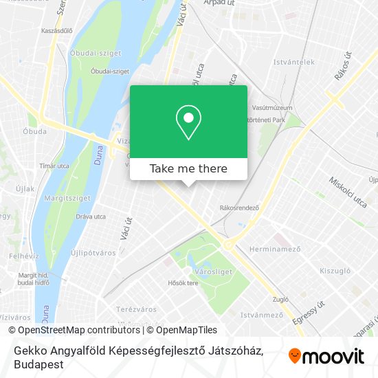 Gekko Angyalföld Képességfejlesztő Játszóház map