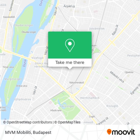 MVM Mobiliti map