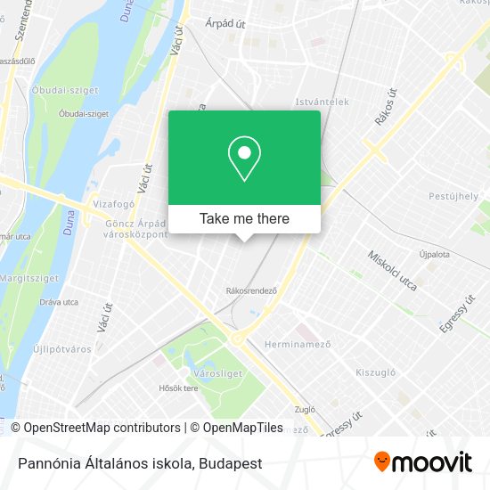 Pannónia Általános iskola map