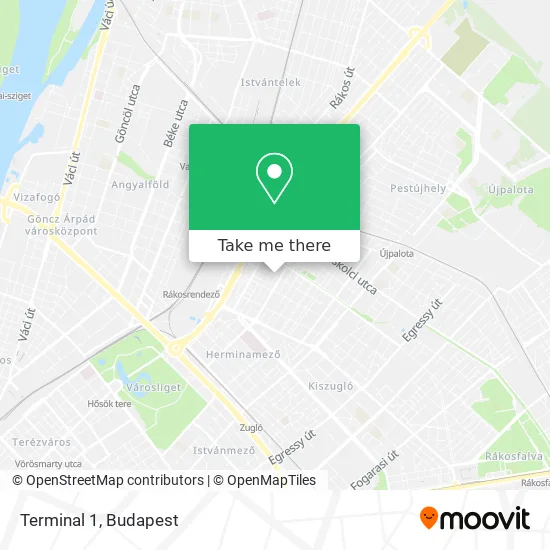 Terminal 1 map