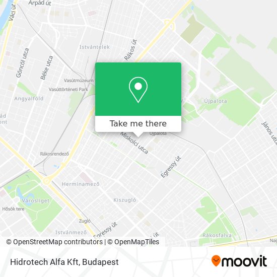 Hidrotech Alfa Kft map