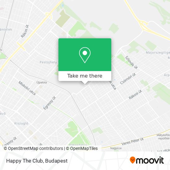 Happy The Club map
