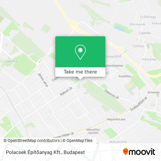 Polacsek Építőanyag Kft. map