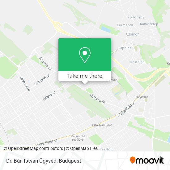 Dr. Bán István Ügyvéd map