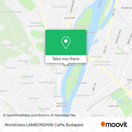 Worldclass LAMBORGHINI Caffe map