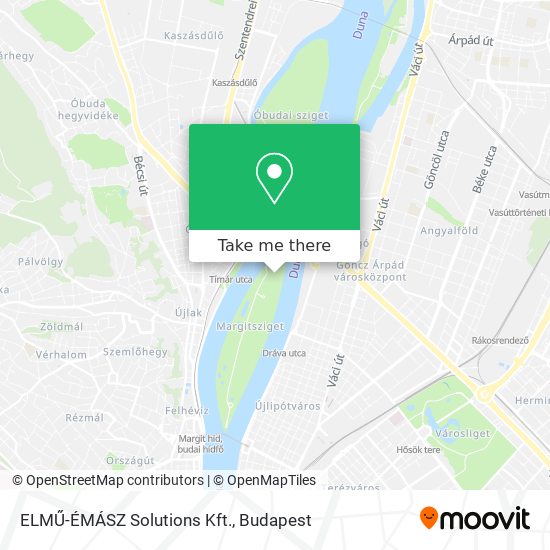 ELMŰ-ÉMÁSZ Solutions Kft. map