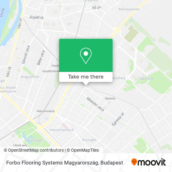 Forbo Flooring Systems Magyarország map