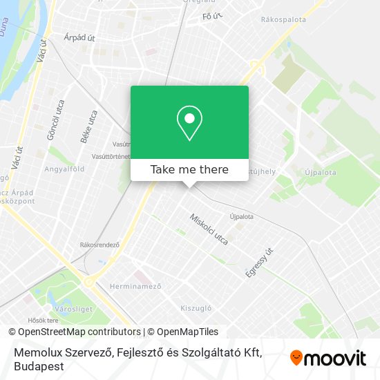 Memolux Szervező, Fejlesztő és Szolgáltató Kft map